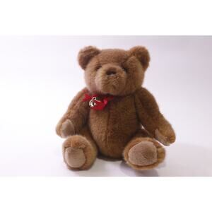 Playful Pals, Christmas, Teddy Bear, Plush, Jointed, Vintage, ~ 251227-WH 1390